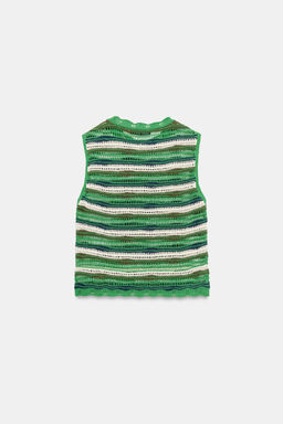TOP PUNTO ESTRUCTURA RAYAS / Multicolor - Zara фото 8