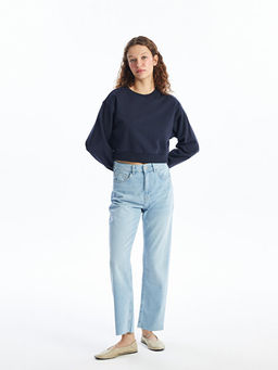 Straight Fit Kad?n Jean Pantolon