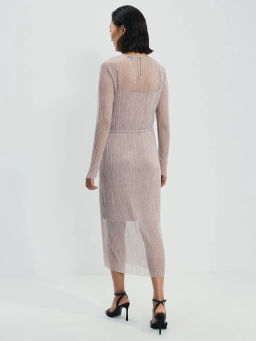 Платье миди с люрексом / Zarina