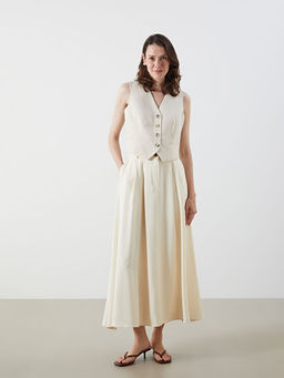 Standart Fit Pileli Etek