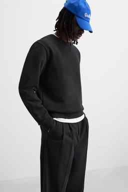 WIDE FIT PLEATED TROUSERS - Zara фото 16