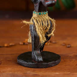 Сувенир «Абориген-штангист», 30 см, дерево