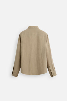 FLOWING SHIRT WITH POCKET - Zara фото 9