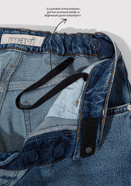 Michael All Blue Adaptive Indigo Mavisi Comfort Jean Pantolon  фото 3