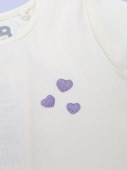 CRB wear / CSBG 64032-21-434 Футболка для девочки,экрю/Ex.Cherubino  фото 2