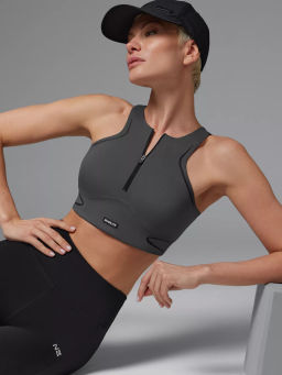 *Спортивный топ-бра на молнии