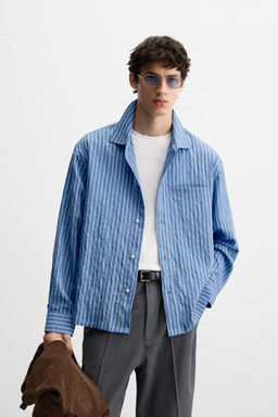 STRIPED FLOWING SHIRT - Zara фото 2