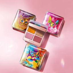 ZEESEA Тени для век Tipsy Kitty Eyeshadow Quad тон 01 , 3.5 г  фото 3