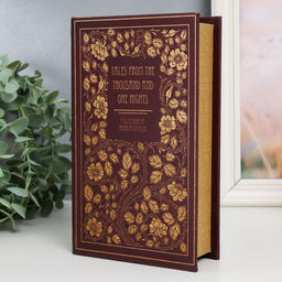 Шкатулка книга-сейф «Тысяча и одна ночь», дерево, искусственная кожа, 21×13×5 см