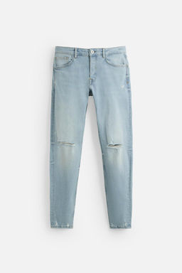 RIPPED SKINNY FIT JEANS - Zara фото 7