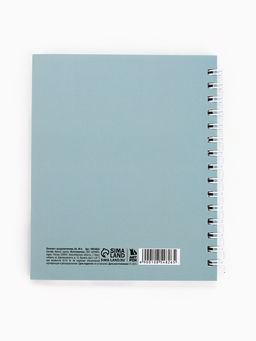 Цена за 2 шт. Блокнот с разделителями А6, 48 листов «Мир начинается с тебя»