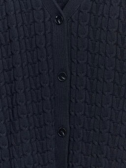 Кардиган фактурной вязки из 100% хлопка / Zarina  фото 3