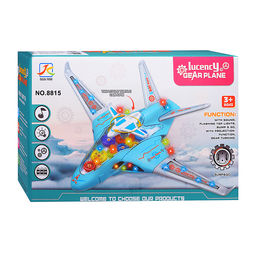 Самолет "Веселый полет" на батарейках, в коробке