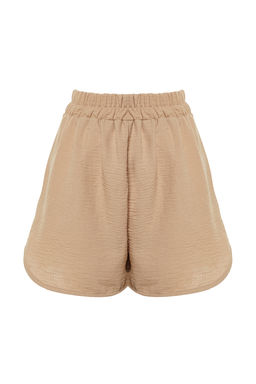 TRENDYOLMILLA Vizon Cepli Beli Lastikli Dokuma Sort TWOSS24SR00039  фото 7