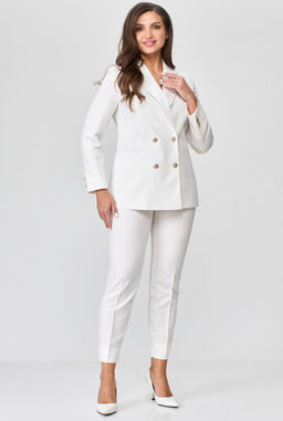 Костюм БелЭльСтиль 724/595 бело-молочный  фото 6
