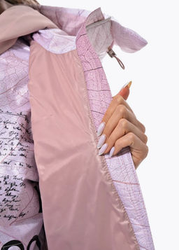 Уникальный стеганный жилет на синтепоне с принтом дизайнерской работы - А+б коллекция фото 29