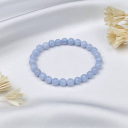 Браслет из Голубого Агата - Радуга самоцветов фото 2