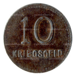 Монета 10 пфеннигов 1918 года Германия Нотгельд (Кайзерслаутерн)