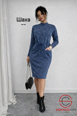 Платье женское с бусинами - Bruno фото 3