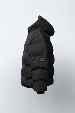 WATER-REPELLENT QUILTED COAT WITH LABEL - Zara фото 3