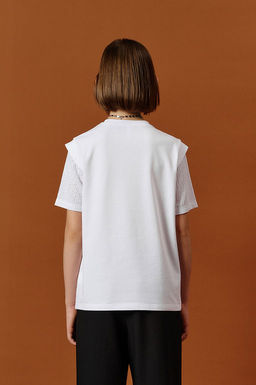 PELICAN, футболка для девочек, Белый фото 2