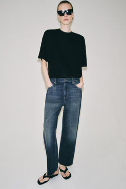 JEANS ZW COLLECTION LOOSE TIRO BAJO / Azul - Zara фото 4