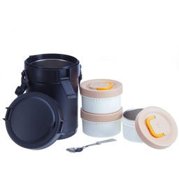 Термос для еды, 2.3 л, сохраняет тепло до 12 ч, нержавеющая сталь, пластик, чёрный - Simaland фото 2