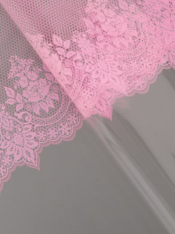 Плёнка для цветов «Ажур», прозрачный/розовый жемчуг, 0.6×9.3±5% м, 40 мкм, 200 г