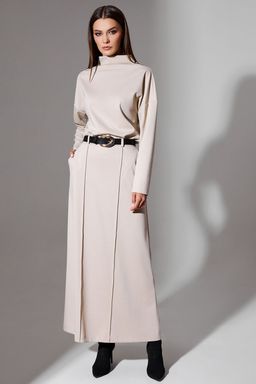 Костюм 0677 тёмно-бежевый