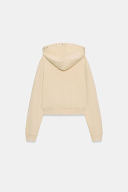 HOODIE WITH STUDS - Zara фото 17