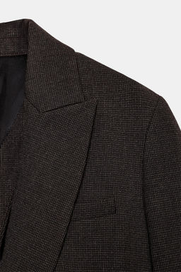 BLAZER WITH SHOULDER PADS AND BACK BUTTON DETAIL - Zara фото 9