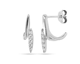 Серьги, куб.циркон., МЦВА236