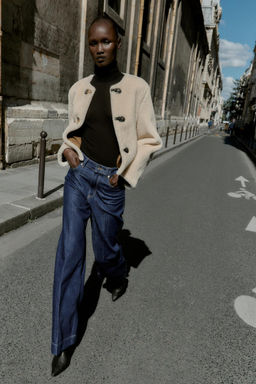DOUBLE-FACED JACKET WITH TOGGLES - Zara фото 10
