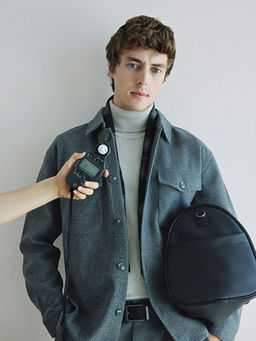 Regular Fit Uzun Kollu Ka?e Erkek G?mlek Ceket