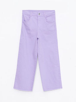 Basic Geni? Pa?a Gabardin K?z ?ocuk Pantolon