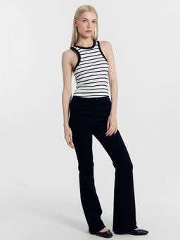 Топ Mark Formelle хлопок с эластаном черно-белый  фото 4