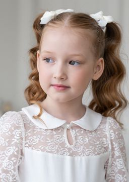 Миноль, блузка трикотажная ванильный/122-60-54 - Alolika фото 5