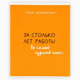 Цена за 5 шт. Тетрадь в клетку, 48 л., А5, на скрепке, блок №2 Типичный ученик, твин лак, уф лак, МИКС - Artfox study фото 4
