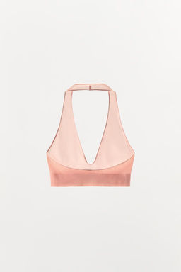HALTER BRA WITH POLYAMIDE - Zara фото 7