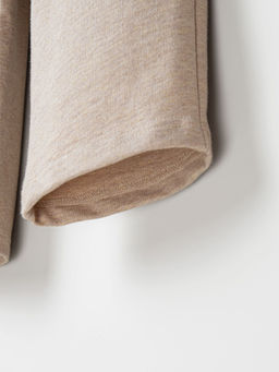 Костюм со свитшотом из 100% хлопка Бежевый меланж облегченный - Bungly фото 9