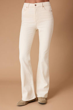 TRENDYOLMILLA Koyu Mavi Yuksek Bel Flare Jeans TWOSS25JE00101  фото 20