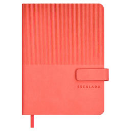 Ежедневник недатированный ESCALADA, А6+, 120 л., арт. 67271/ 20 ВИННЕР КОРАЛЛОВЫЙ