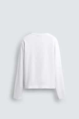 LONG SLEEVE T-SHIRT - Zara фото 16