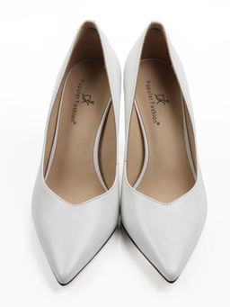 06-E32A-27D WHITE Туфли женские (натуральная кожа)