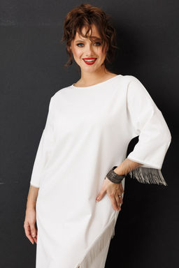 Платье Anastasia 1308 молочный фото 7