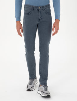 Gri Slim Fit Jean Pantolon