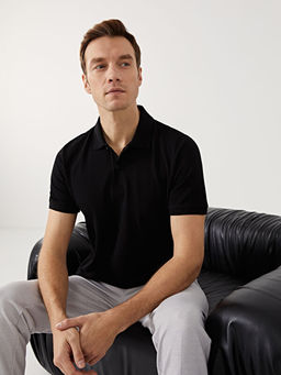 Polo Yaka K?sa Kollu Pike Erkek Ti??rt