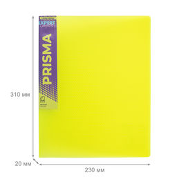 Expert Complete PRISMA NEON Папка с вкладышами 30 л. A4 600 мкм 20 мм эффект 3D 6 шт. желтый EC211600009