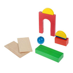 Конструктор деревянный Краснокамская игрушка «Развитие», 163 детали, без схемы для сборки