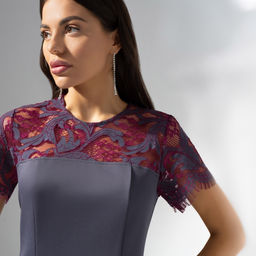 Платье мини с кружевом, Истина в любви - Charutti фото 3